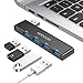 MOGOOD USB Hub 3.0 für Laptop - Ultra Slim Daten Splitter [Laden Nicht Unterstützt] - Multi Port Expander Adapter Station für Windows PC, Mac, Drucker, Flash Drive, Mobile HDD