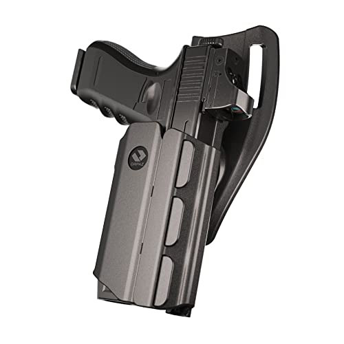 Orpaz T40 Adjustable And Modular G19 Holster Compatible With Owb Glock 19 Holder With Light/Laser/Sight/Optics, Medium, Low-Ride Attachment - Will Secure Your Handgun With A Tactical Appearance #TOP2