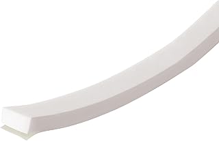 M-D Building Products 2733 M-D 0 High Density Closed Cell Self-Adhesive Foam Tape, 17 Ft L X 3/8 in W 3/16 in T, PVC, White