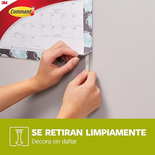 Miniatura 5 de Command Tiras Para Póster, 60 Tiras Adhesivas Blancas, Tamaño Pequeño - Para Colgar Pósteres, Calendarios O Fotos Sin Marco