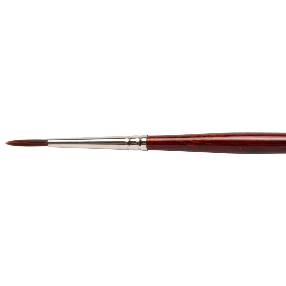 Pro Arte : Acrylix Round Synthetic Acrylic / Oil Brush Series 202 Short handled Size 3