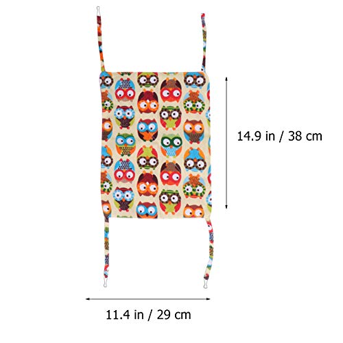 POPETPOP Quente Hamster Hammock Reversível de Pelúcia de Inverno Guiné Cama Suspensa Cama de Gato Co