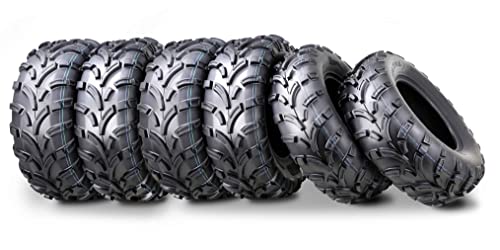Image of WANDA Set 6 ATV UTV Tires (2) 26x8-12 F & (4) 26x10-12 R 6PR 6 Wheeler | Lite-Mud Series All Terrain Hybrid Agil & Versatile
