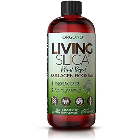 Living Silica Plant Based Collagen Booster | Vegan | Supports Healthy Collagen and Elastin Production for Joint & Bone Support, Glowing Skin, Strong Hair & Nails 500 ml | 16.9 Fl Oz Cover