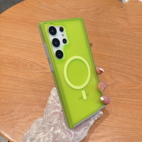 Coque Samsung S23 Plus givrée anti-traces et anti-choc à induction magnétique