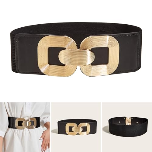 Elegant Waist Belts For Jeans Pants Oversize Buckle Wide Belt Girls Body Jewelry Stretchy Waist Chain2