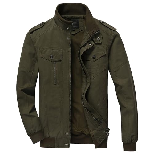 Veste légère en coton pour homme contre le vent | Blouson de travail respirant