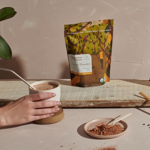 Botanica Origins Cocoa Powder, 24 oz | Low Cadmium | Organic | Raw | Unsweetened | Vegan, Keto and Paleo Friendly