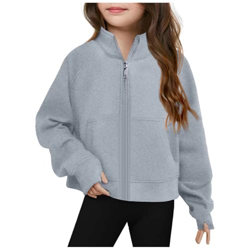 Generisch Sweatshirt für Mädchen Kinder Ohne Kapuze Pullover...