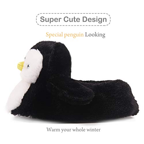 Penguin Cute Women Slippers Funny Animal Slippers Novelty Plush Slippers Fluffy Fuzzy Winter Warm Bedroom House Shoes Cartoon Slippers for Women Men Teen Girls4
