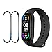 Mijobs Protection écran Compatible avec Mi Band 5, [2 Pieces] Protecteur d'écran Full Cove en 5 Morceaux de TPU, Film de Protection Souple TPU HD pour Mi Band 5 (2PCS Film Souple)