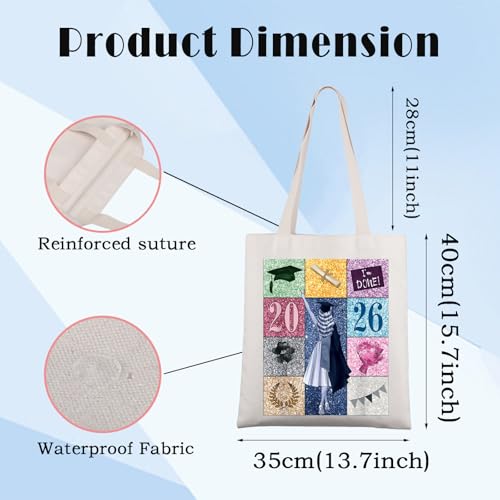 Bolso tote para graduación senior 2026 miniatura 4