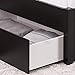 Prepac Select Queen 4-Post Raised Platform 2-Drawer Storage Bed, Modern Queen Storage Bed with Drawers 83