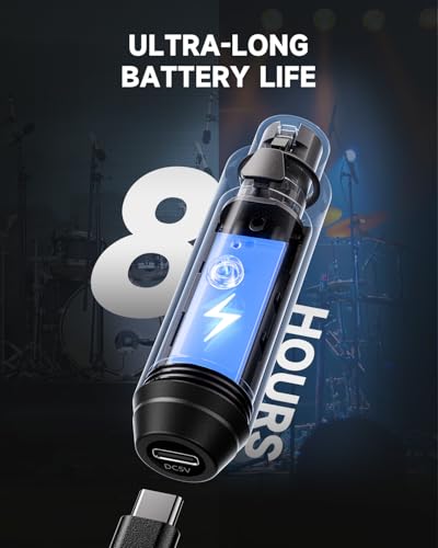 donner wireless xlr microphone transmitter receiver 24ghz plug-on wireless mic adapter with 24-bit192khz high-resolution for dynamic microphones audio mixer pa system camera cv-2