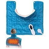 Cojín de Calefacción Cuello con Apagado Automático, Cojín de Calor Eléctrico con 10 Ajustes de Calor para Cuello Hombros