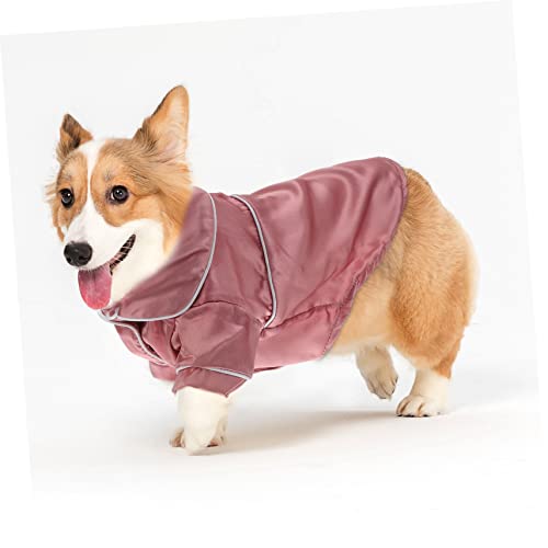 Disfraz de pijama cálido para perros WOONEKY en rosa miniatura 5