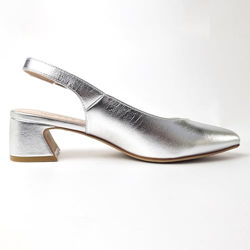 Women's High Heels Pointed Sling Low Heels Dress Bride Wedding2