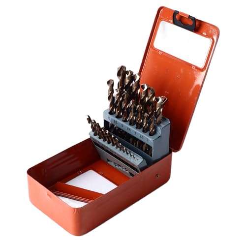 Forets hélicoïdaux en cobalt HSS de 25 pièces pour perçage