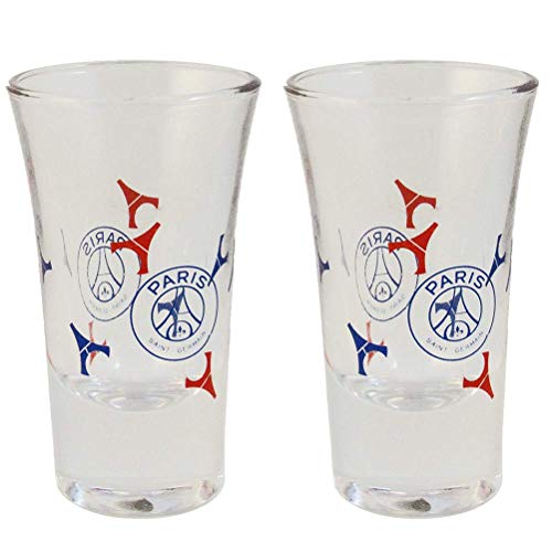 PSG - SET DE 2 VERRES SHOOTER 6CL - LICENCE OFFICIELLE