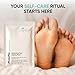 Masofta Exfoliating Foot Peeling Mask for Dry, Cracked Heels & Calluses Glycolic, Lactic & Salicylic Acid Formula Peels Dead Skin in Days Baby Soft Feet Treatment for Men & Women 40 g (Pack of 1)