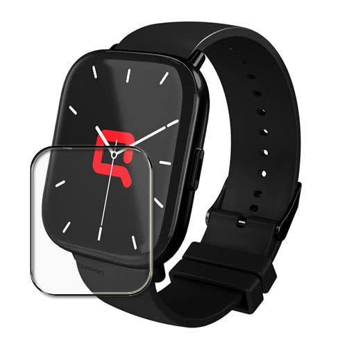 Image of IRFAN DOMCHI (Pack-1) Compatible for Compaq Q Watch Balance Series Smartwatch Unbreakable 5D Screen Protector glass guard 46mm, full screen covered full protection(IT'S NOT TEMPERED GLASS)