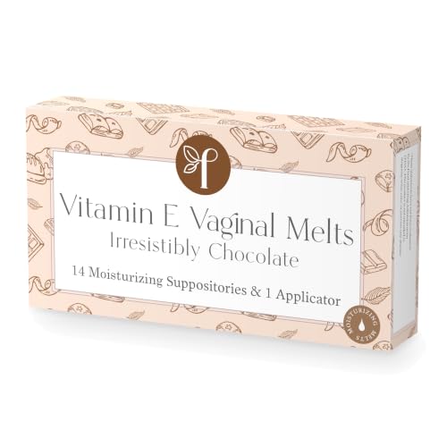Femallay Organic Vitamin E Vaginal Melts – Irresistibly Chocolate – 1-pack