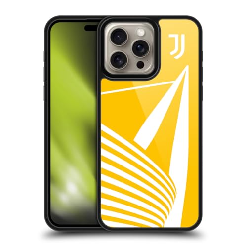 Coque iPhone 16 Pro Max Juventus jaune pour supporter au stade et bureau