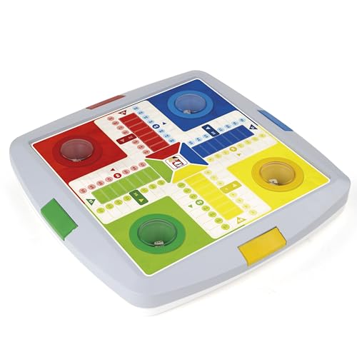 Chicos - Automatic Parcheesi & Goose Deluxe: Automatic Parcheesi and Goose Game for Children from 3 Years (64104)