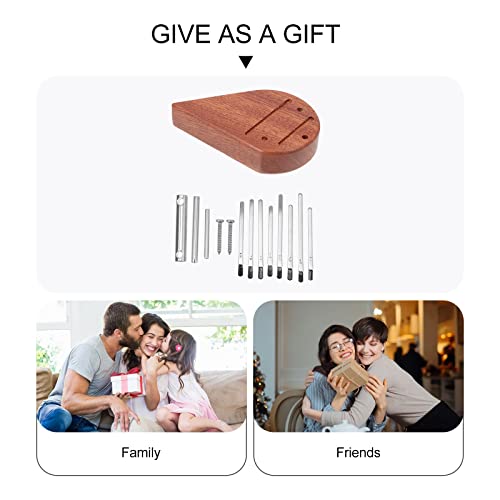 BIENKA 1Pc Pouce Piano Huit Tons Doigt Piano Instrument De Musique Utile Kalimba Piano (Color : Wood Color, Size : 8X5… - Les Beatles, Paul McCartney, John Lennon, RIngo Starr, George Harrison BIENKA 1Pc Pouce Piano Huit Tons Doigt Piano Instrument De Musique Utile Kalimba Piano (Color : Wood Color, Size : 8X5… – Image 8