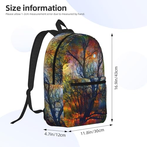 Sac à dos noir 43,2 cm arbre de vie pour ne plus manquer d'espace de rangement