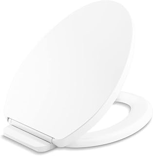 Kohler K-26801-0 Impro ReadyLatch Quiet Close Elongated Toilet Seat, White