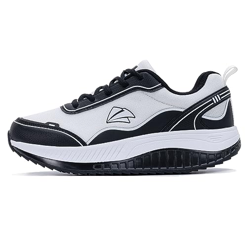 Image of QAUPPE Womens Walking Shoes with Arch Support Wide Orthotic Athletic Sneakers Plantar Fasciitis Tennis for Heel and Foot Pain Relief
