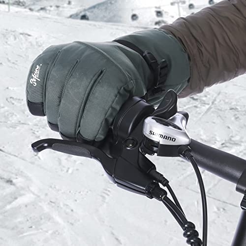 Sefzone Ski Gloves For Men/Women, 3M Thinsulate Insulation, Waterproof And Windproof, Touchscreen, Winter Gloves For Snowboarding, Snowmobiling #TOP6