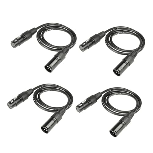 Câble signal XLR mâle-femelle TOYANDONA pour éclairage scène et DJ
