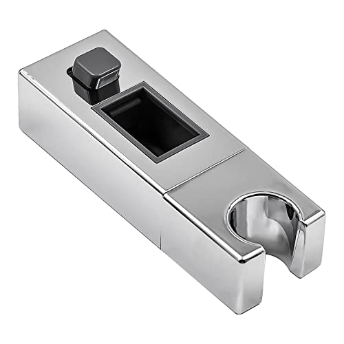 Hsthe Sea Support de pommeau de Douche Barre coulissante carrée réglable Support de combiné Salle de Bain Barre coulissante Pince de Remplacement pour 30 x...