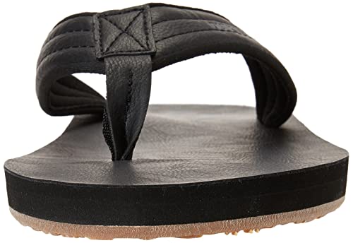 Quiksilver Men's Carver Nubuck Sandal, Solid Black, 11 #TOP5