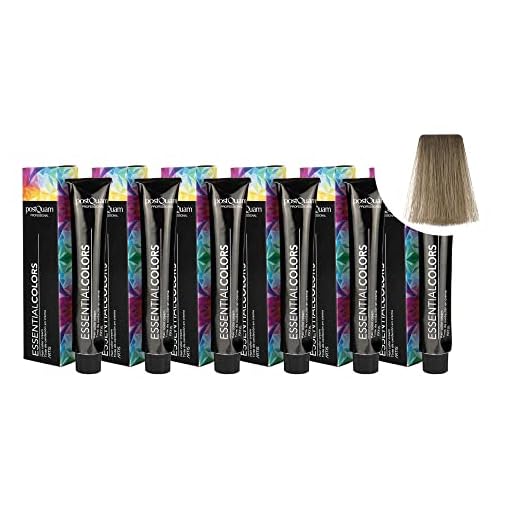 PostQuam - Pack de 6 Tintes de Peluqueria Profesional de Elevado Poder Cubriente | Tinte Permanente 100% Cobertura de Canas Garantiza Color Natural Uniforme y Duradero - Más de 90 Colores Disponibles