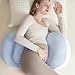 Body Pillow Waist Support Pillow Supportive Pillow for Pregnant Women Promote Relaxation Restful Sleep
