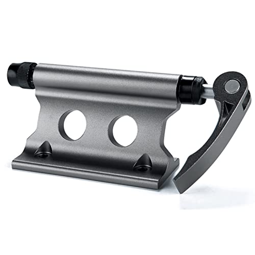 Bike Block Fork Mount Aluminum Alloy Bicycle Front Fork Fixed Clip Luggage Rack Accessories for Truck Bed, Trailer(Dark Titanium)