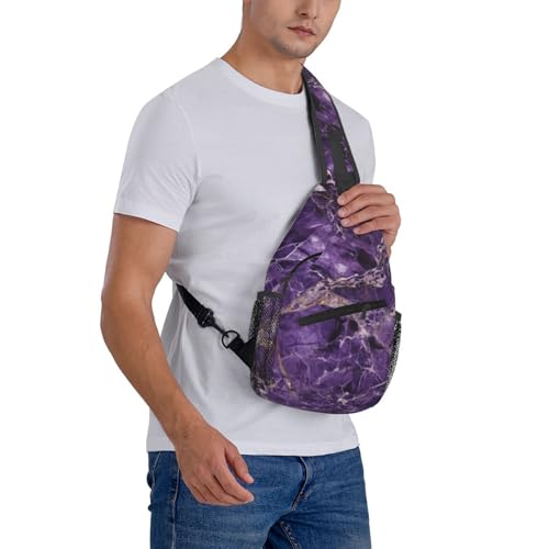 Morrales estilo sling negro para senderismo y uso diario miniatura 7