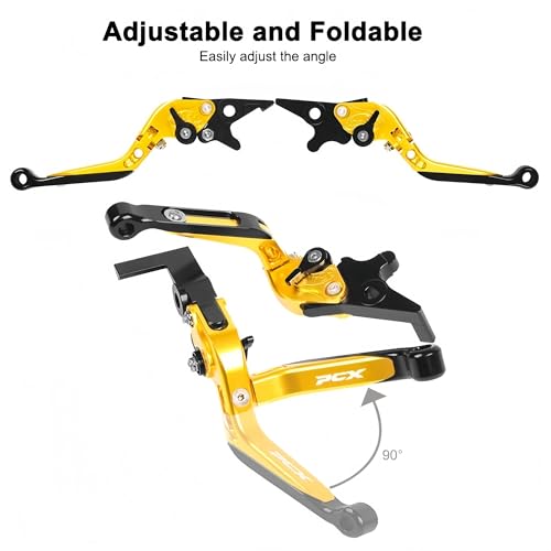 Levier d'embrayage Honda PCX pliable noir, l'accessoire idéal pour affronter la ville