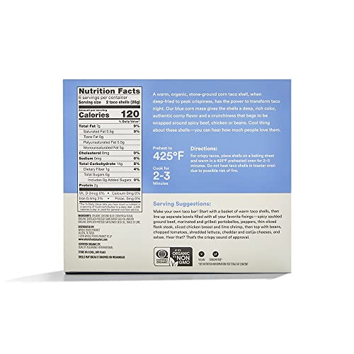 365 By Whole Foods Market, Organic Blue Taco Shells, 5.5 Ounce #TOP1