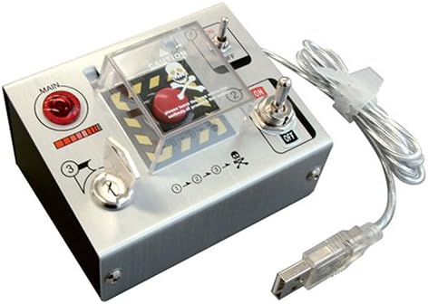 CUBE Self-Destruct Button 4 Port USB 2.0 Doomsday Device