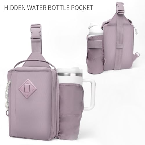 Image of FASTFAIRY Lightweight Waterproof Trendy Sling Bag: Nylon Crossbody Shoulder Purse - Traveler Commuter Women -Trip Vacation