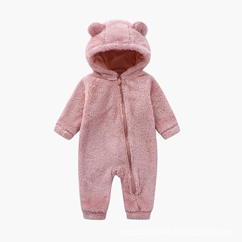 Combinaison de neige à capuche pour bébé fille garçon hiver blanc cassé