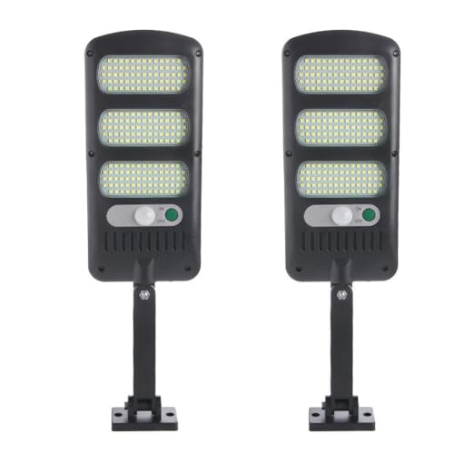 Magik US 2-4 Pc Solar Flood Light Outdoor Dusk Dawn Motion Sensor Waterproof Lamp Yard (2 Pack)