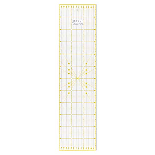 Elan Règle Patchwork 60 CM x 15 CM Antidérapante, Règle Japonaise Couture 60 CM, Regle Couture Japonaise, Regle de Patchwork