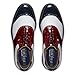 FootJoy Men's Premiere Series-Wilcox Golf Shoe, Red/White/Blue Patent, 13