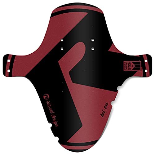 Riesel Design® Mudguard - kol:OSS - XL MTB Schutzblech hinten & vorne inkl. Kabelbinder/Stylischer MTB Schmutzfänger/Mountainbike Schutzblech als Spritzschutz für alle Radgrößen