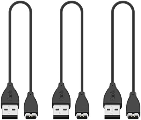 Henoda Black Replacement USB Charger Cable for Fitbit Charge HR Band Wireless